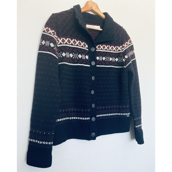 Carve Designs 100% Merino Wool Cardigan Sweater Sz XL Women's Button Front - Picture 5 of 10